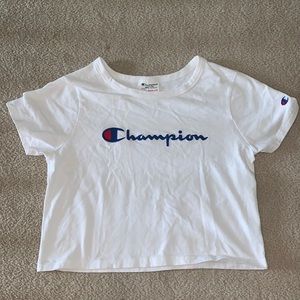 Champion cropped tee shirt